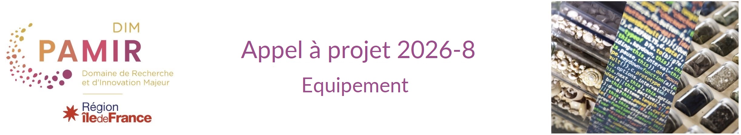 Appel à projet Equipement > 50k€>